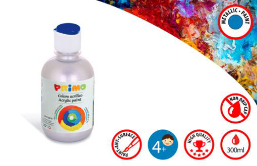 Picture of PRIMO ACRYLIC METALLIC 300ML SILVER